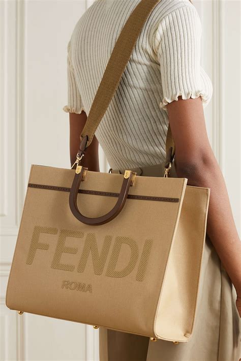 fendi sunshine small tote|fendi sunshine shopper medium.